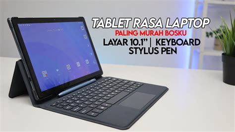 tablet dengan stylus dan keyboard