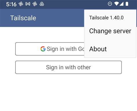 tailscale android change hostname