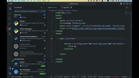 tailwind autocomplete vscode not working