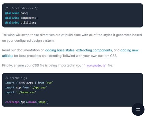 tailwind css code block