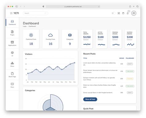 tailwind css page layout example