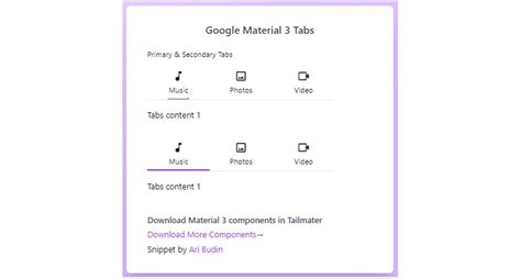 tailwind css tabs codepen