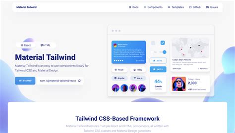tailwind css template codepen