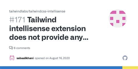 tailwind intellisense extension not working