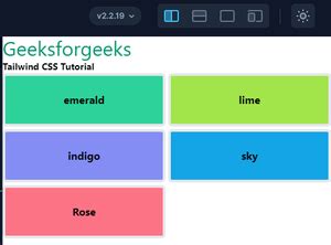 tailwind text color not working