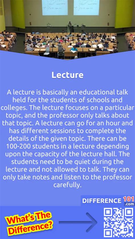 talk or lecture difference