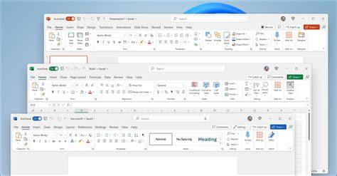 Tampilan Microsoft Office