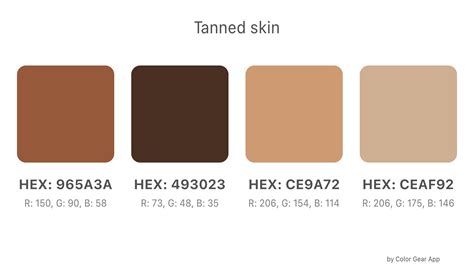 tan skin hex code