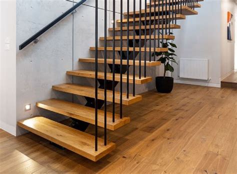 desain tangga kayu minimalis