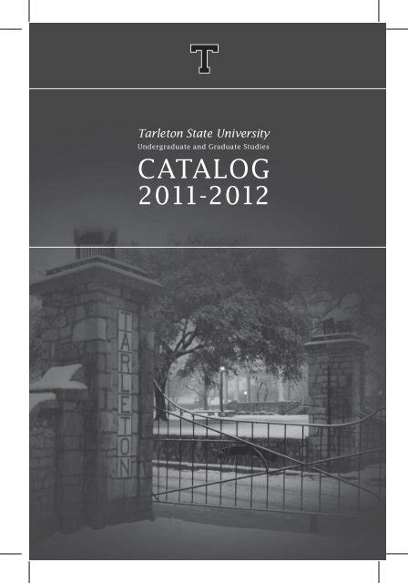 Tarleton State University Course Catalog