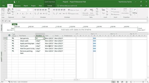 task duration example