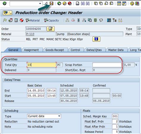 tcode to check process order in sap