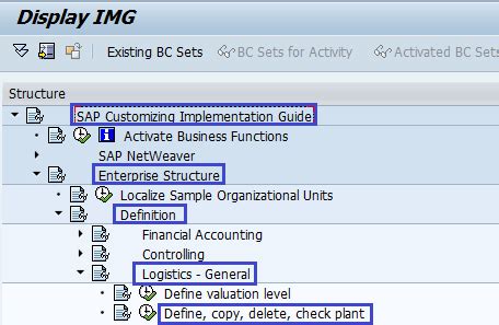 tcode to create plant in sap mm