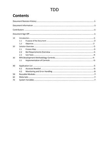 tdd technical design document example
