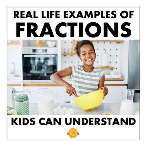 teaching fractions with real life examples
