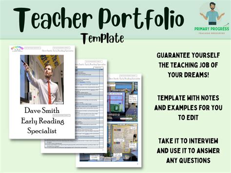 teaching portfolio examples for interviews