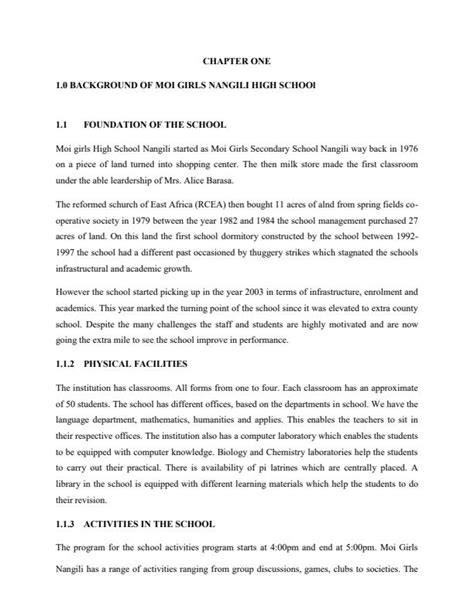 teaching practice report sample pdf in kenya