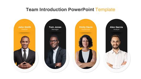 team intro slide example