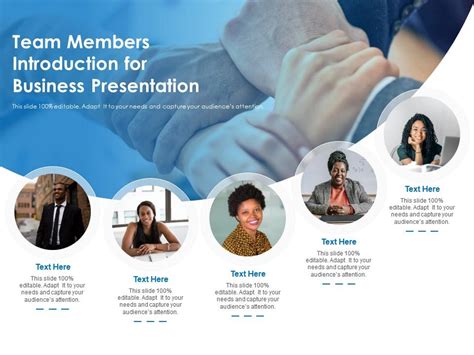 team member introduction slide example