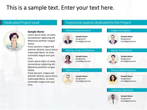 team overview ppt template