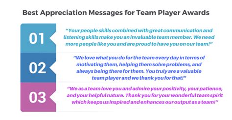 team player recognition examples