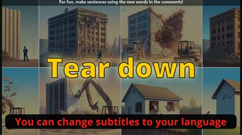 tear down meaning in punjabi with example