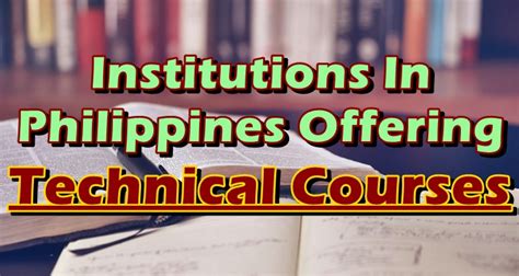 technical courses in philippines