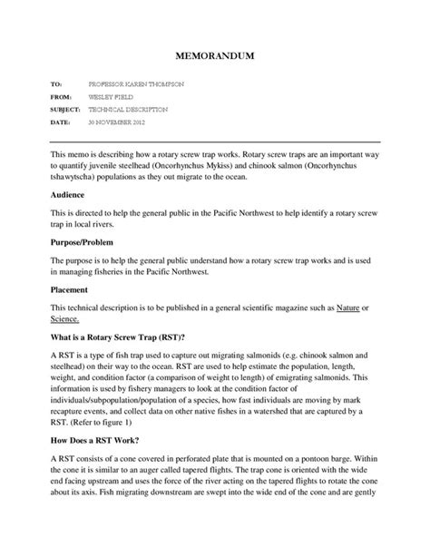 technical description and definition