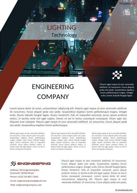 technical services company profile template
