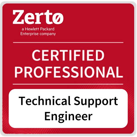 technical support engineer certification