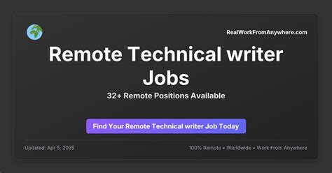technical writer jobs remote us