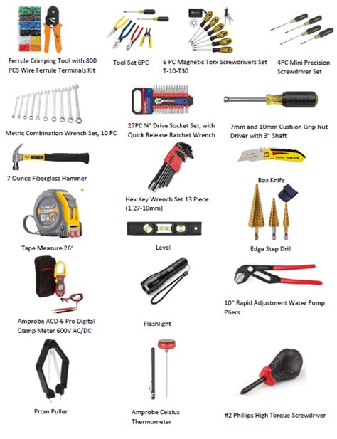 technician tools list