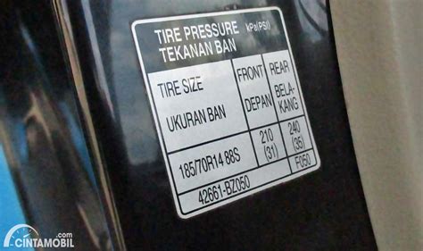tekanan ban