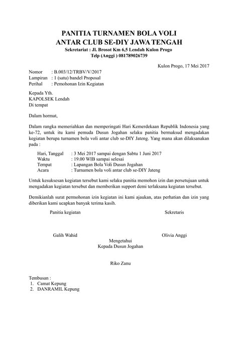 tembusan surat resmi