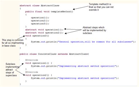 template code java