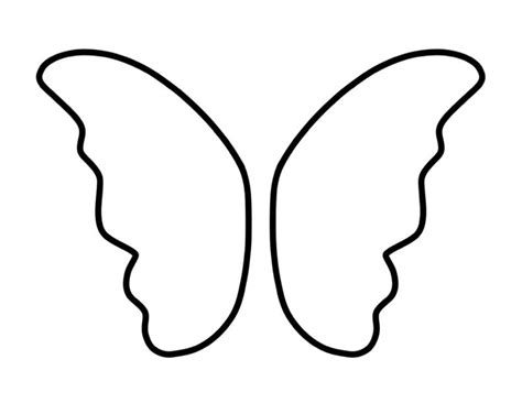 Template For Butterfly Wings