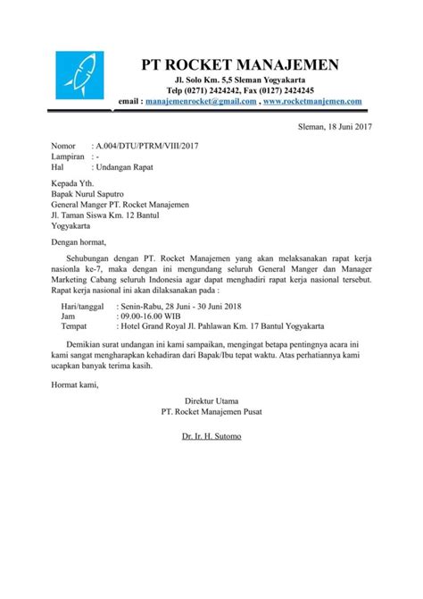 template surat resmi