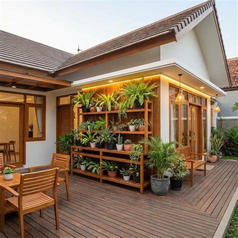 Teras Nuansa Kayu