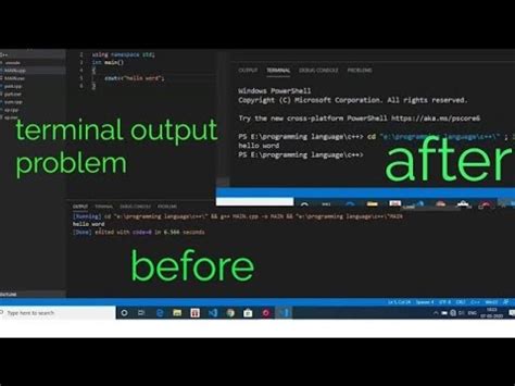 terminal not showing in visual studio code