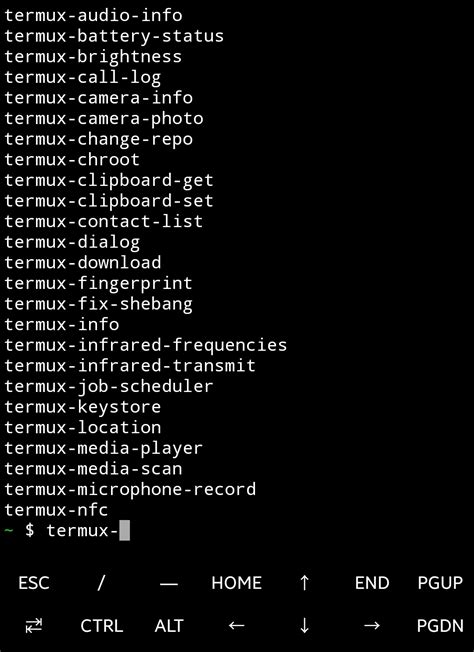 termux first commands