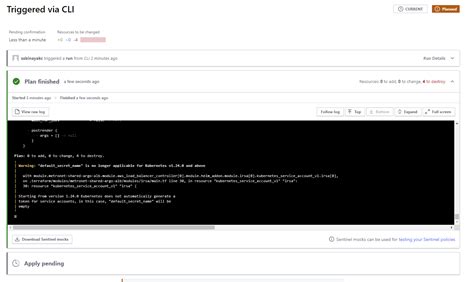 terraform apply will not run