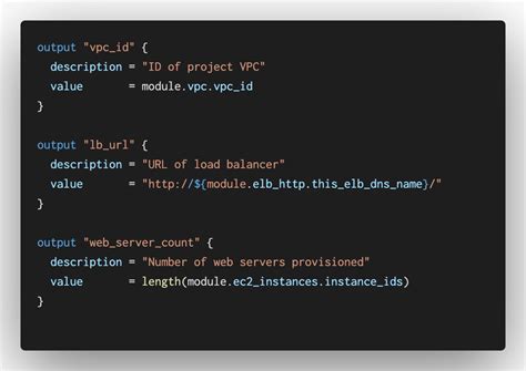 terraform command example