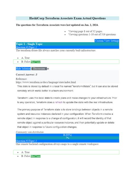 terraform exam questions pdf