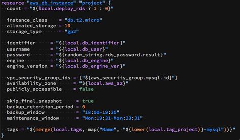 terraform language syntax