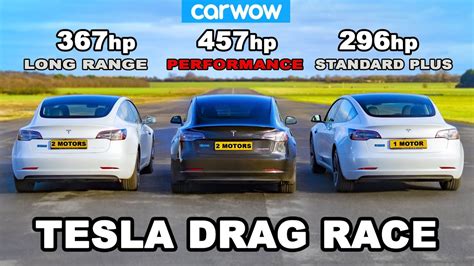 tesla model 3 standard vs long range vs performance