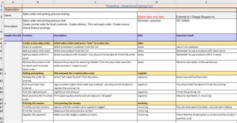 test cases template excel download