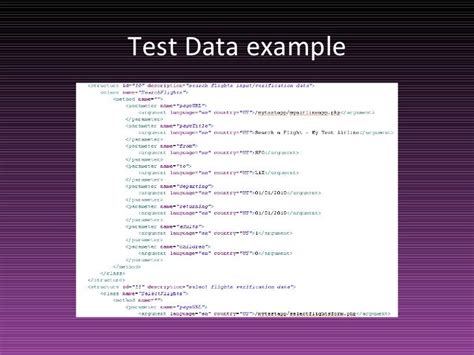 test data example