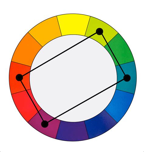 tetradic square color scheme examples