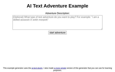 text adventure examples