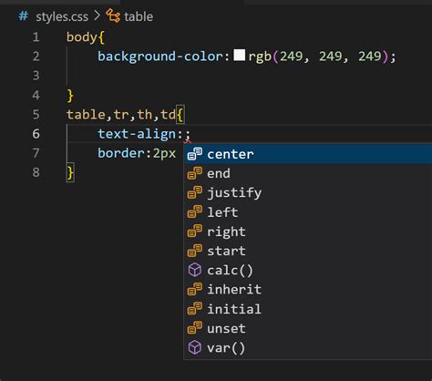 text alignment tags in html with example